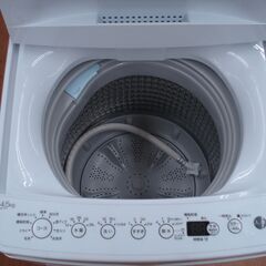 【店頭受け渡し】　ハイアール　全自動洗濯機　4.5kg　BW-45A　2025年製　中古品　￥16,280の画像