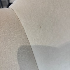 エステサロン使用＊貝殻チェア（アイボリー）ゴールド脚・キャスター付き☆の画像