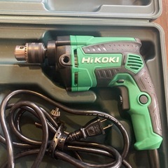 【美品】HiKOKI 電気ドリル D10VH2／10mm／ケース・取説付き／動作良好の画像
