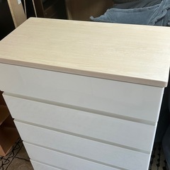 ウッドトップチェストの画像