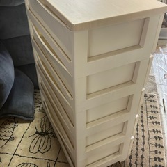 ウッドトップチェストの画像