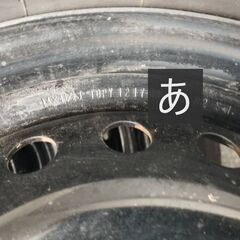 軽自動車　2024年製　タイヤ　ホンダ純正　鉄ホイール　ＥＣＯＦＩＮＥ　１６５／５５Ｒ１４　ＰＣＤ１００　４．５Ｊの画像