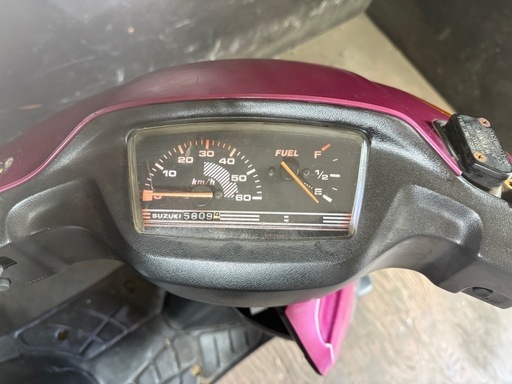 ★支払総額5.8万円★スズキ セピアZZ ムラサキ CA1HC　人気のセピアZZ！ イエローレンズ！ フロントディスクブレーキ！ 加速良好！ カスタムベースに♪ ☆支払総額5.8万円☆スズキ セピアZZ ムラサキ CA1HC 人気のセピアZZ