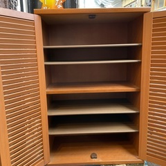 日本製　シューズラック　玄関収納 下駄箱　592×340×959mmの画像