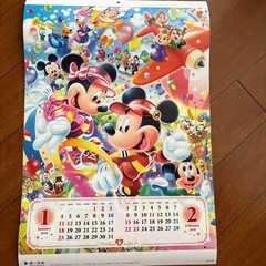 2026ディズニーカレンダーの画像