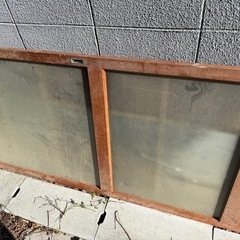 昭和ガラス入り引戸の画像