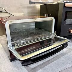 ワインレッドのお洒落なトースター コイズミ1200W3枚焼き KOS-1215/Rの画像