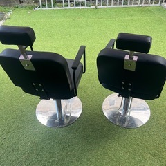 ビューティガレージ　サロンチェア　HD-178S 2脚セット　スタイリングチェア/フェイシャルチェア　美容院　美容室　理容室　業務用の画像