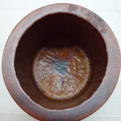 ☆▲花器　花入れ　木製　入れ物　インテリア　雑貨　小物　eの画像