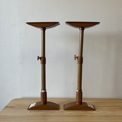 家具転倒防止用 突っ張り棒 2本セット（ブラウン）の画像