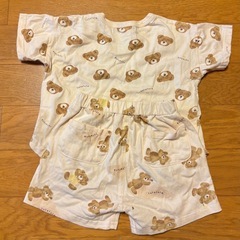 バースデイ フタフタ くま セットアップ 90の画像