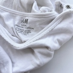 白　ロンT 12-18m 80センチの画像