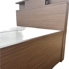 シングルベット　収納付きの画像