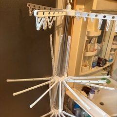 洗濯物干しの画像