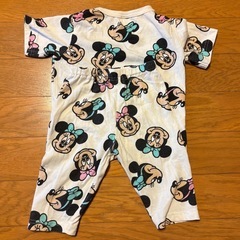 しまむら Disney ミニーちゃん 上下セット パジャマ 100の画像