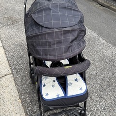 ピジョン  ベビーカー　AB型の画像