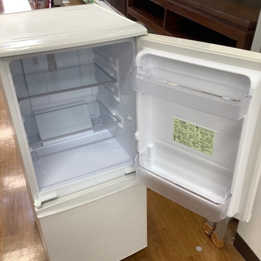 SHARP シャープ 2ドア冷蔵庫 SJ-D14E-W 2019年製【トレファク 川越店】