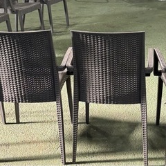 　　⭐️お買得品⭐️　①ガーデンチェアー4点セットの画像