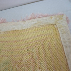 ☆ボントン　ラグ　マット　敷物　アクリル100％　滑りにくい　花柄　レトロ　50×80　hの画像