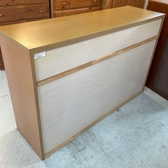 12/25まで店頭商品一部を除き半額クリスマスSALE!!開催中 　サ2512-079 ローチェスト 4段 上部3列 キズ汚れ有りの画像
