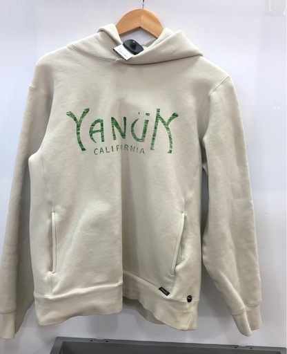 ジモティ割引有★【ジャングルジャングル岸和田店】YANUK　ヤヌーク　パーカー　ベージュ　南大阪 岸和田市 貝塚市 泉佐野市 和泉市 忠岡町 熊取町