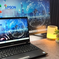 ⭐️Windows11⭐️Office2024⭐️ノートパソコンEPSON 8世代 新品NVMe 起動15秒 指紋認証 11Pro性能テストA評価の画像