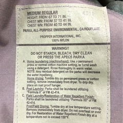 ジモティ割引有★【ジャングルジャングル岸和田店】USAF　APECS　GORE-TE X　カモフラージュ　南大阪 岸和田市 貝塚市 泉GORE-TE かもふらーじゅの画像