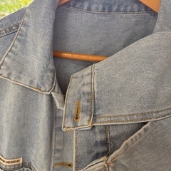 【新品】男女兼用 デニムジャケット Gジャン ライトブルーの画像