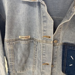 【新品】男女兼用 デニムジャケット Gジャン ライトブルーの画像