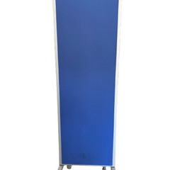 パーティション　３連　可動式　青　Ｈ1800　（在庫：2）の画像