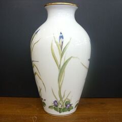 ☆FRANKLIN PORCELAIN 花瓶 フラワーベース The Meadowland Bird Vase By Basil Ede 花器 サ・メドウランド・バード・ヴェース フランクリン ポーセリン 1980年製造 札幌市 豊平区 平岸店の画像