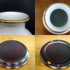 ☆FRANKLIN PORCELAIN 花瓶 フラワーベース The Meadowland Bird Vase By Basil Ede 花器 サ・メドウランド・バード・ヴェース フランクリン ポーセリン 1980年製造 札幌市 豊平区 平岸店の画像