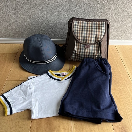 【美品】井上幼稚園入園準備品 入園・入学5点セット キルト 入学セット 入園セット キッズ 入学グッズ 