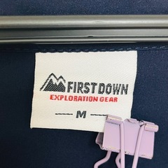 ファーストダウン　中綿ジャケット　ネイビー　Mサイズの画像