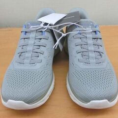②新品 スケッチャーズ/SKECHERS スニーカー ハンズフリー 23.5 ウィメンズ グレー 179341-GRY 箱付 札幌 西野店の画像