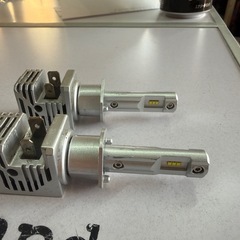 LEDヘッドライト　ホワイト6500K 55W 2個セット3000LM の画像