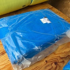 ブルーシート(多少厚手)10m×10m  未使用品の画像