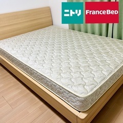 【美品】FRANCEBED フランスベット ダブルベット ニトリ...