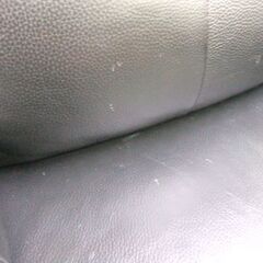 複数在庫あり! 1人掛けソファ 黒/ブラック 幅105cm×奥行97cm×高さ91cm 1Pソファ 革製 札幌市厚別区 厚別店の画像