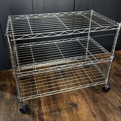 美品 アルミラック 小の画像