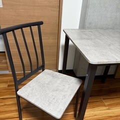 【終了】RASIK ダイニングテーブルセット 2人用 3点セットの画像