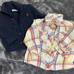 今月で処分します。子供服 アウター まとめ 80の画像