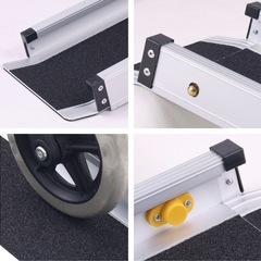 車椅子　カート　伸縮式スロープの画像