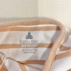 babygap くまロンパース　半袖　6-12monthsの画像