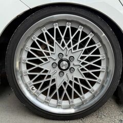 総額65.6万円★H22年 30プリウスS　KYOWAレーシング18AW　車高調 LEDヘッドライト LEDフォグ 純正HDDナビ Bluetooth TV ETCの画像