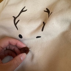 トナカイロンパース　73cm　90cmの画像