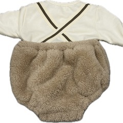 ベビー服 POLO ボアブルマボディスーツ 70サイズの画像