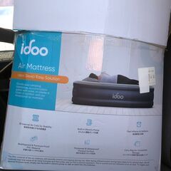 iDOO エアーマットレス（内蔵電動ポンプ付き）✨  来客用・キャンプ用に便利なエアーベッドです。 の画像