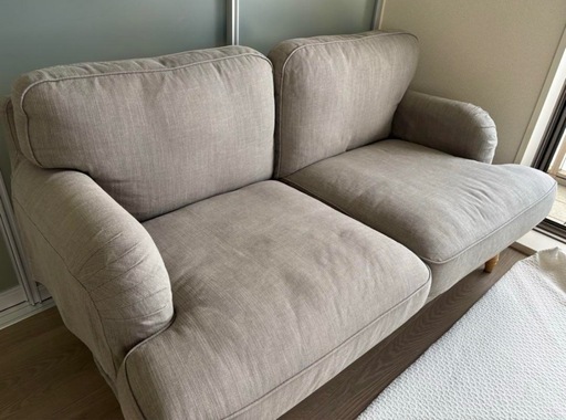 イケア IKEA ストックスンド 2人掛け ライトグレー STOCKSUND IKEA STOCKSUND 2人掛けソファ ライトグレー