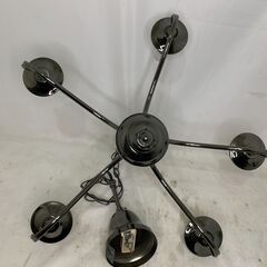 Francfranc フランフラン シャンデリア ペンダントライト ロウソク型照明 カラー: ブラック 現状品の画像